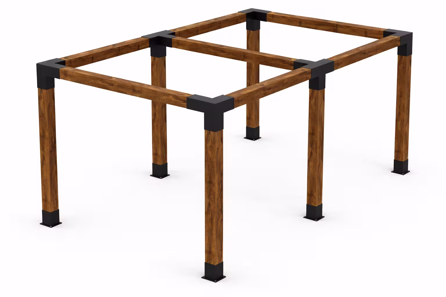 Dupla pergola — nyitott tető